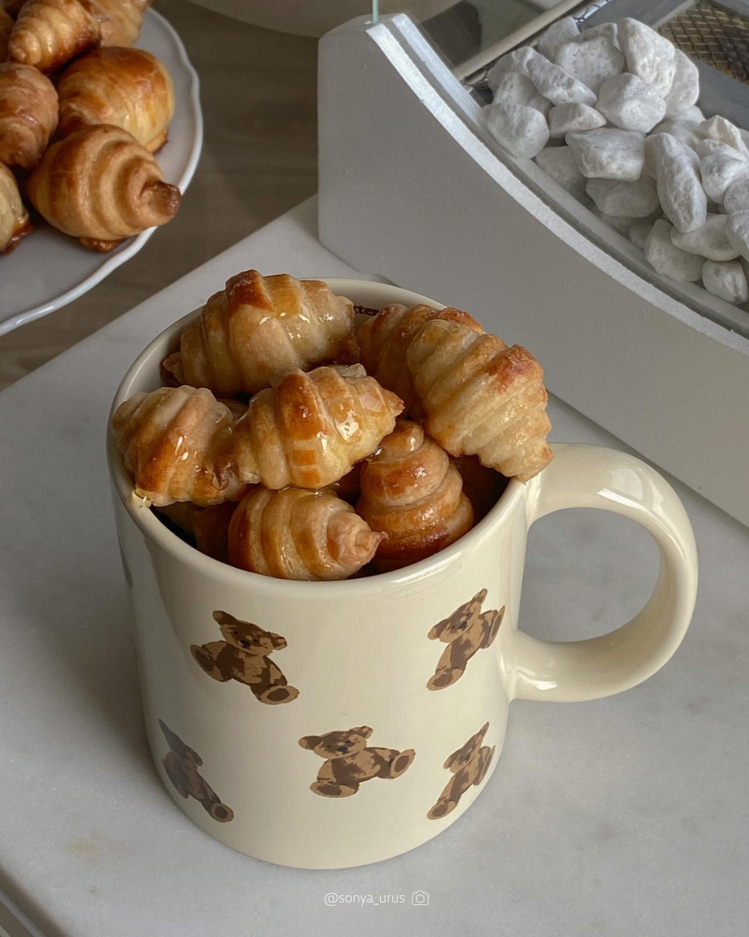 Bear Brew Mug | ceramic cup with little bear | 300ml