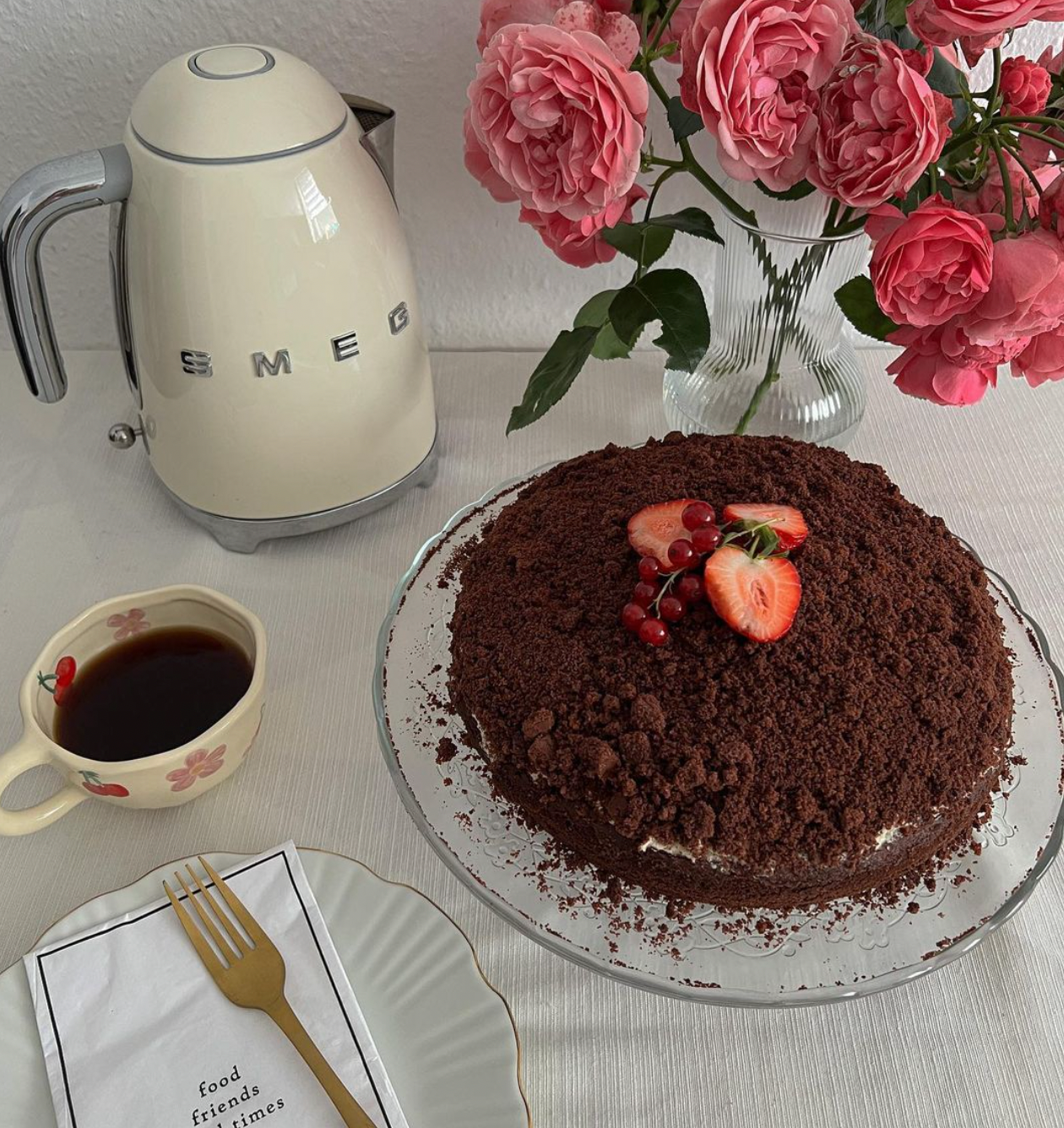 Floral Cherry Mug | 250ml