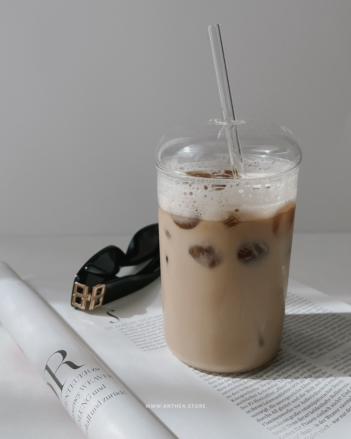 Trinkhalme aus Glas | Lang