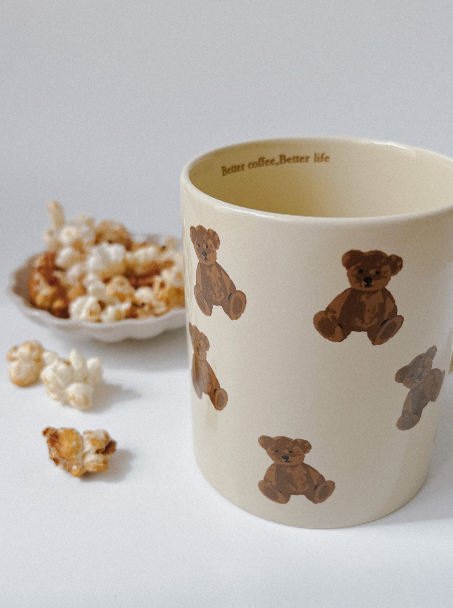 Bear Brew Mug | ceramic cup with little bear | 300ml