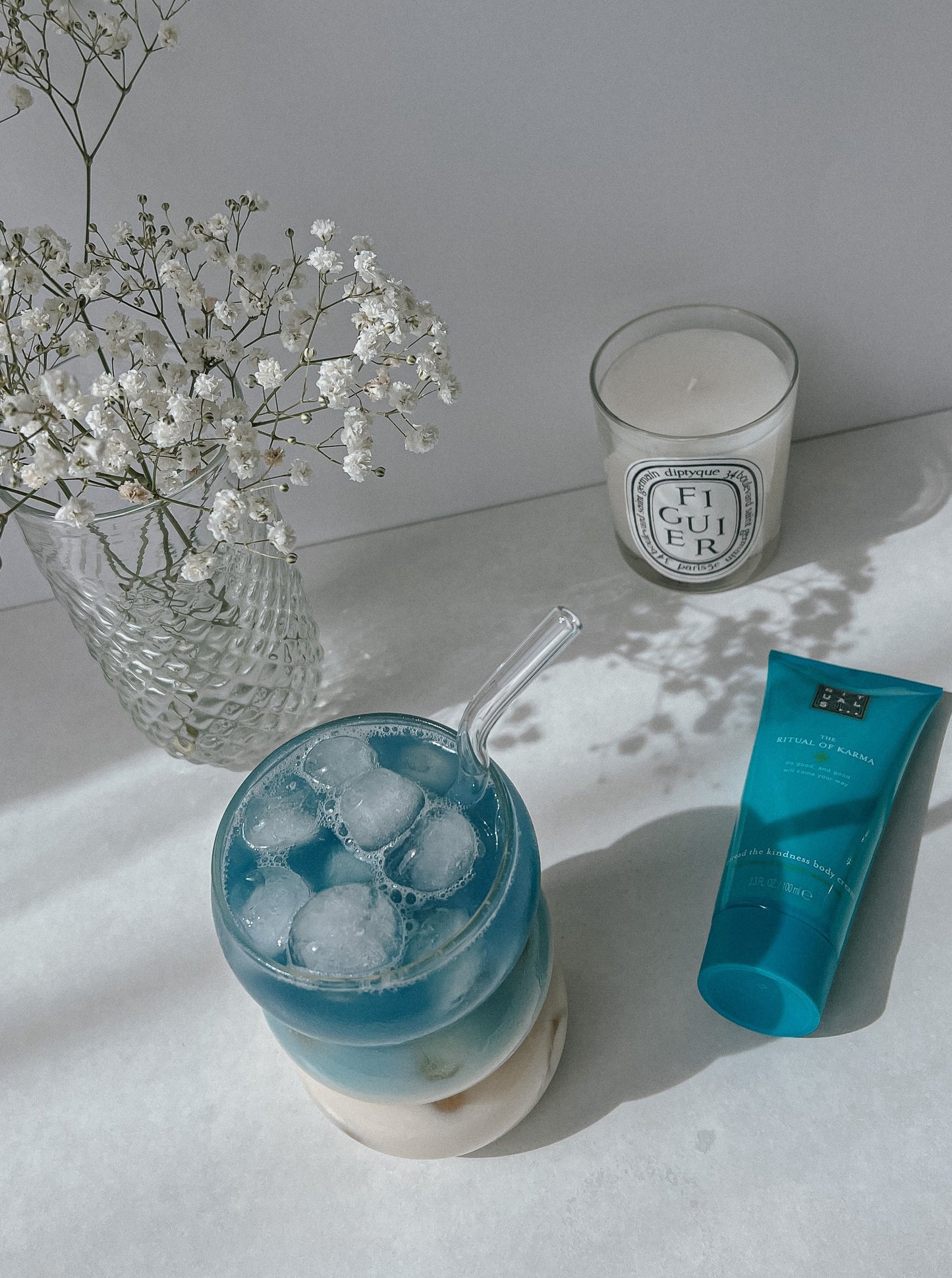 Wavy Glass Straws | set of 4