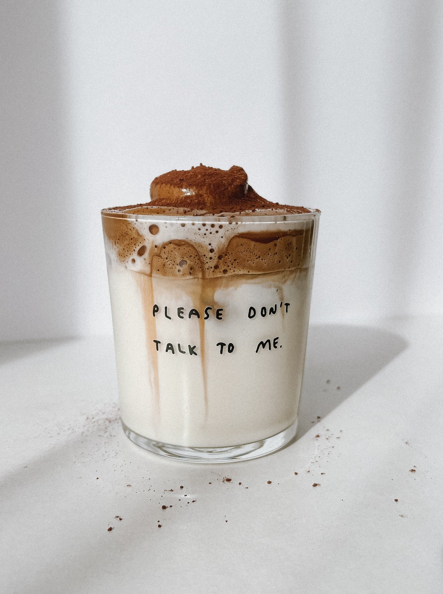 "please don't talk to me" Glass | 360ml