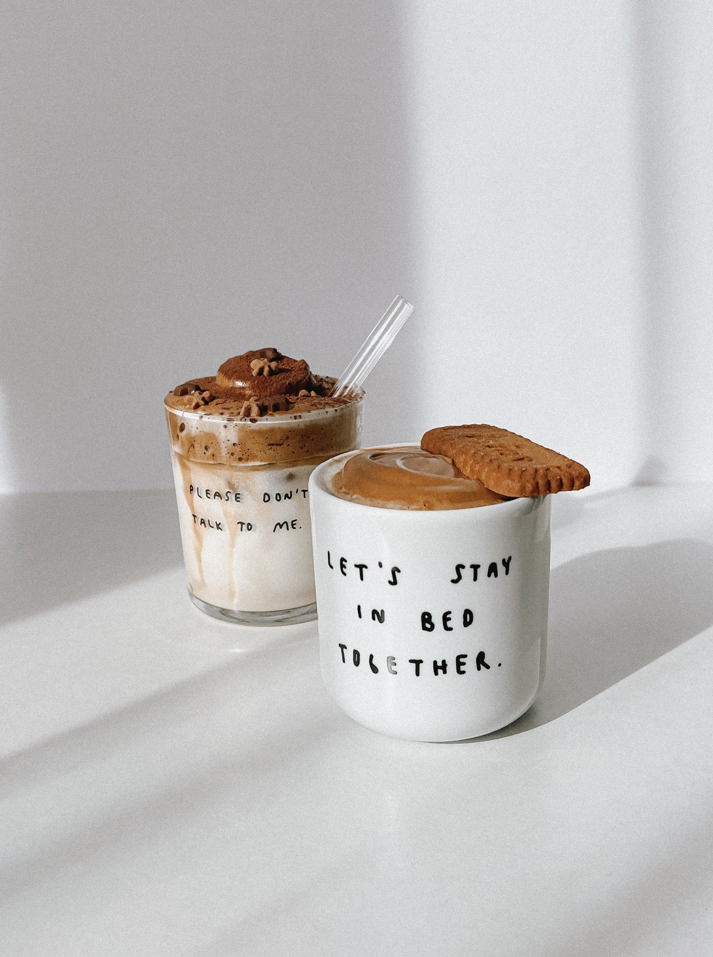 "please don't talk to me" Glass | 360ml