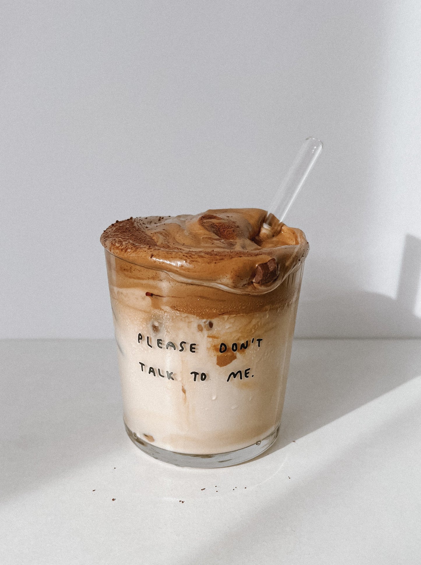 "please don't talk to me" Glass | 360ml