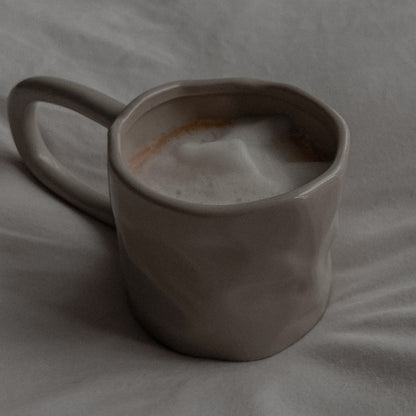 Fantasy Folds Mug | Textured ceramic mug with handle | 350ml