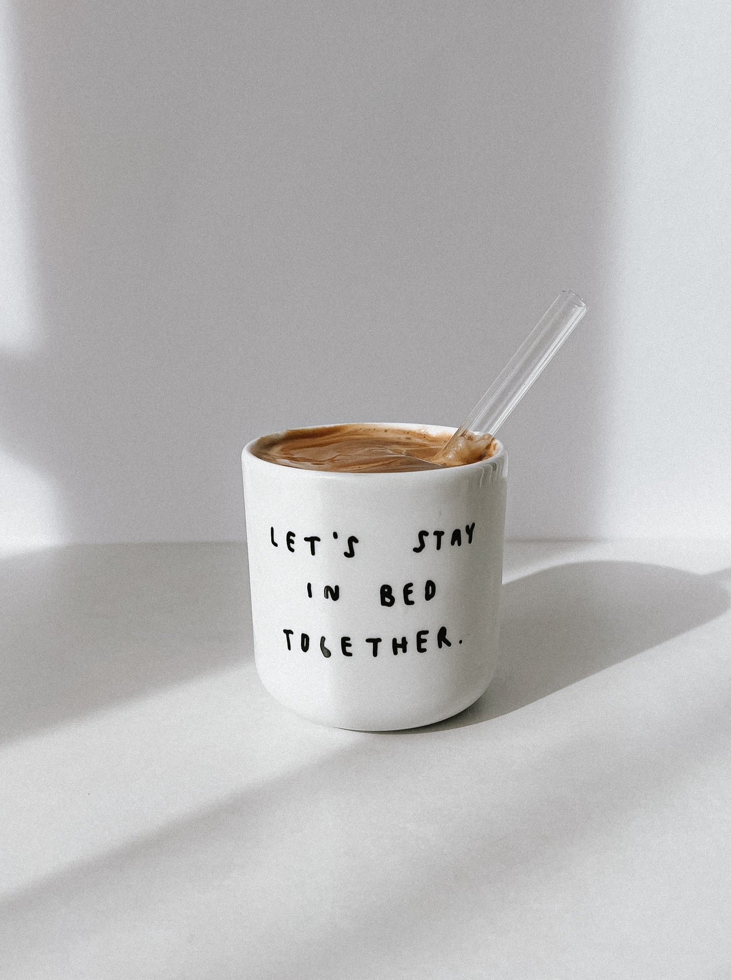 "let's stay in bed together" Mug | 300ml