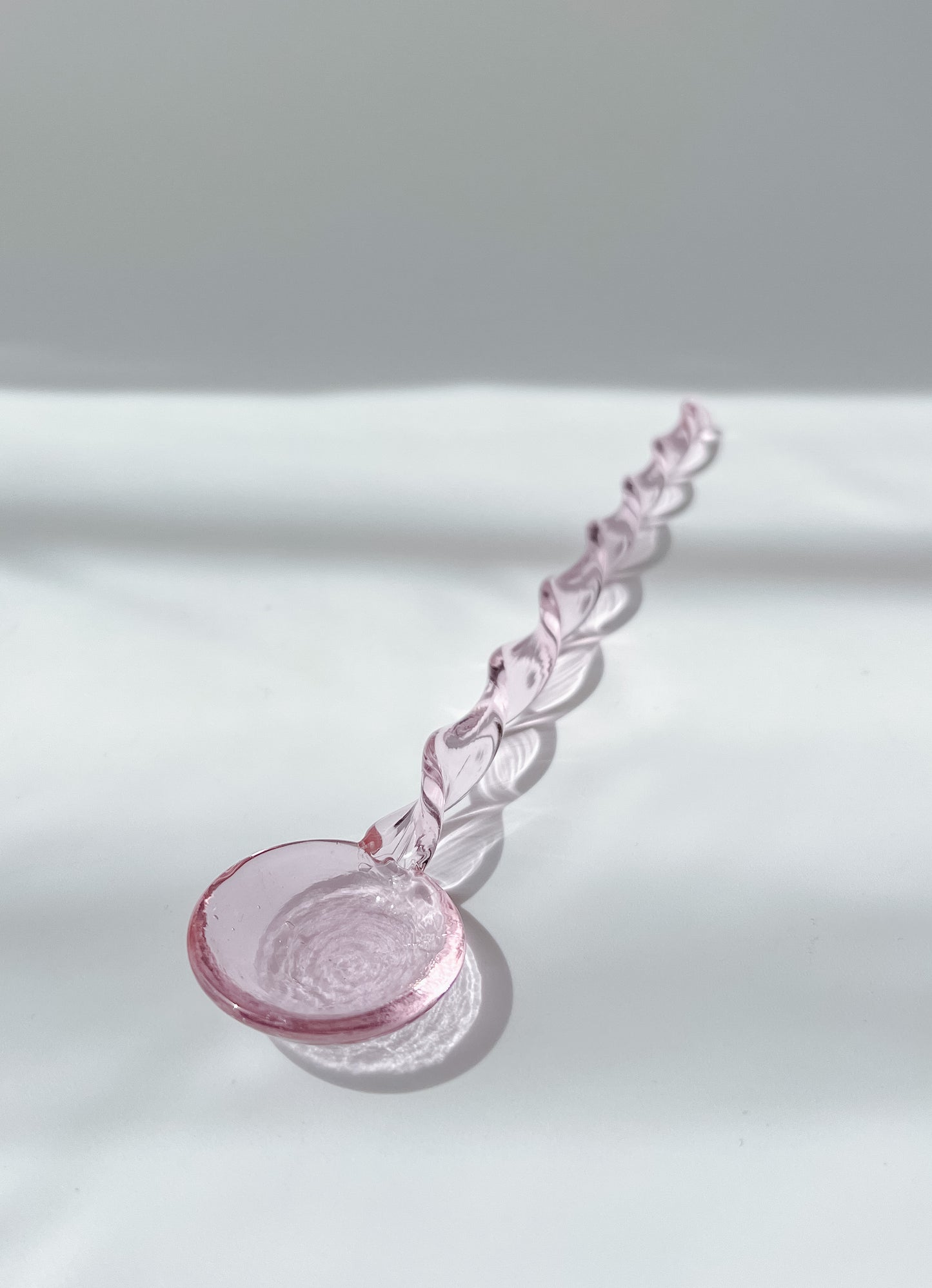 Sweet Sensation | Twisted glass spoon