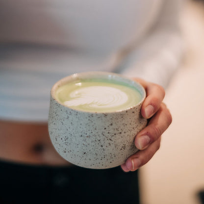 Ocha Teetasse mit Spots | Matcha Tasse