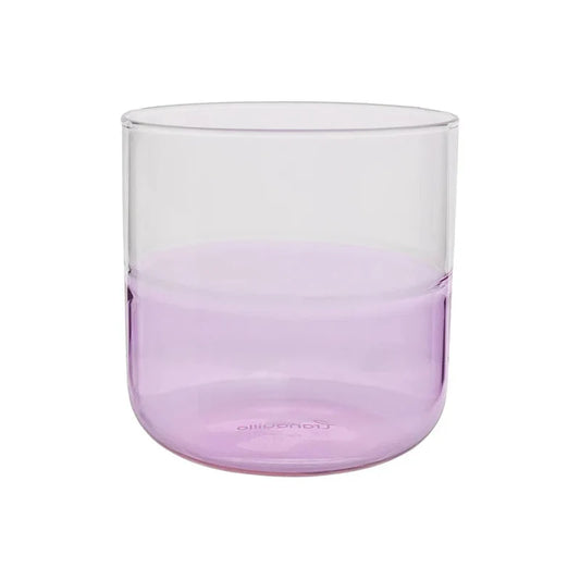 Glas RAINBOW - aus Borosilikatglas – 410 ml | Hitzebeständig & farbenfroh | Tranquillo