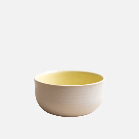 KUMO Cappuccino gelb | handgemachte Tasse