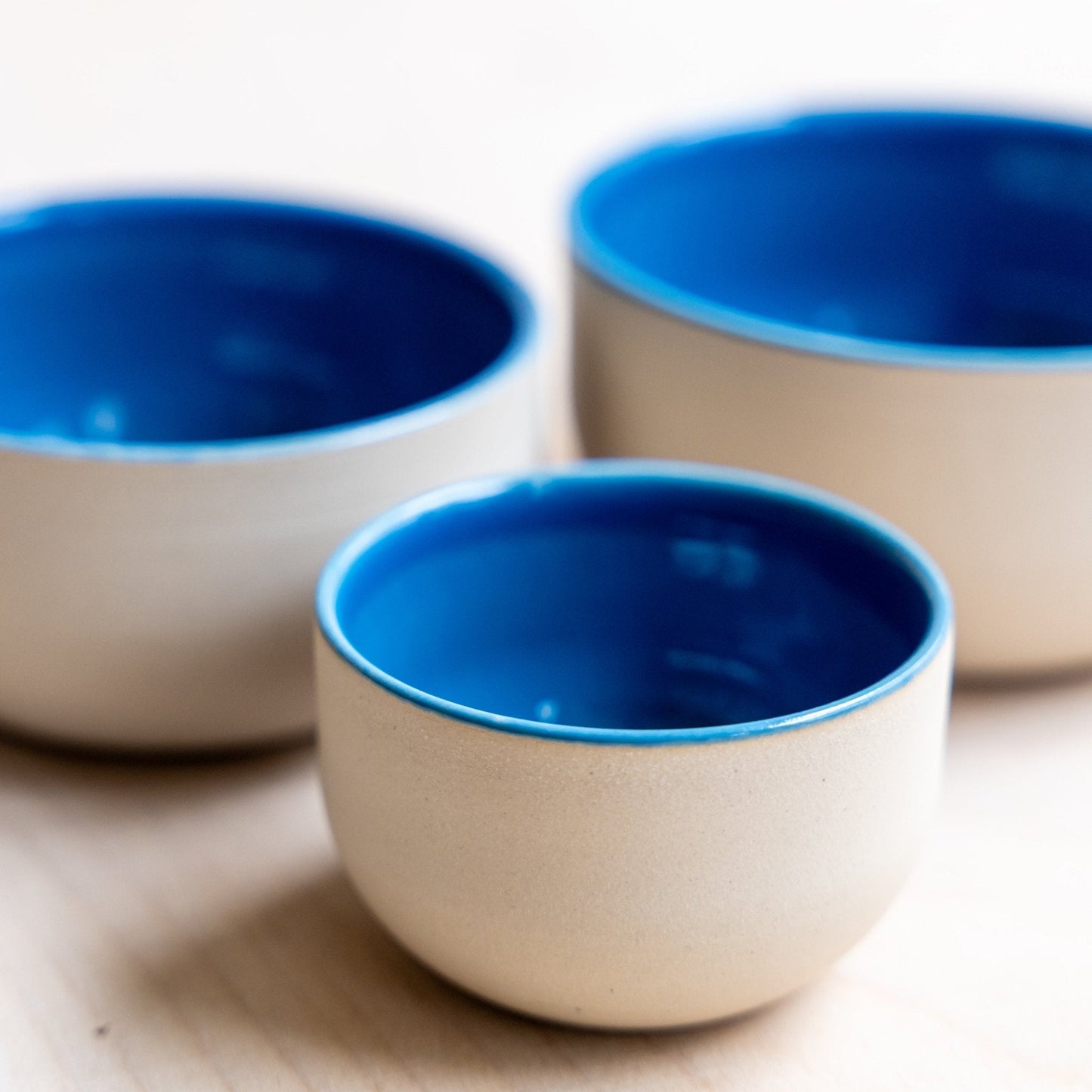 KUMO Flat White Tasse blau